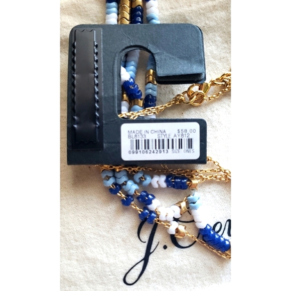 3. J.Crew Layered chevron bead necklace - Picture 4 of 4